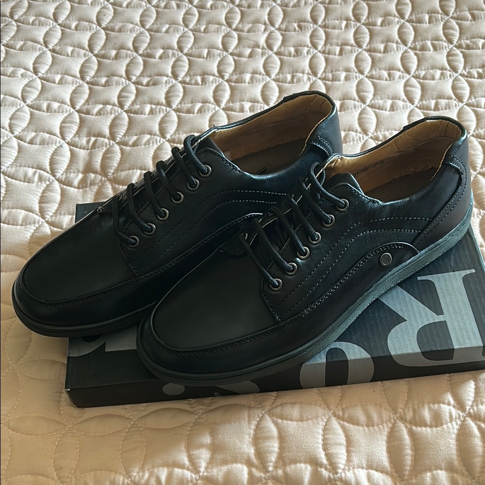 Men's Black Leather Shoes